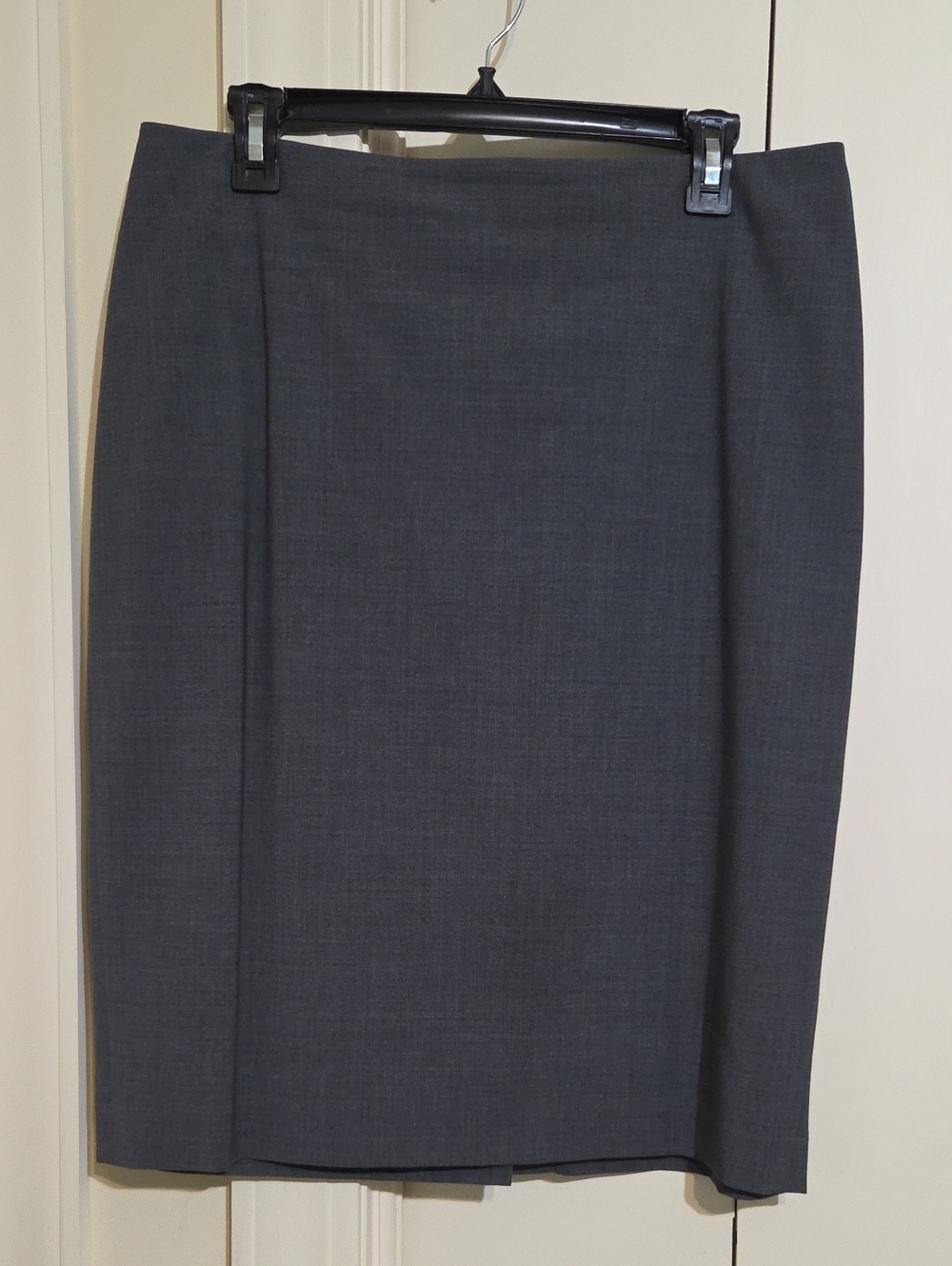 Talbots Charcoal Gray Lined Pencil Skirt